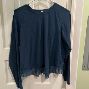 Lulu lemon navy long sleeve